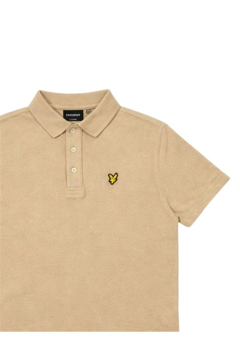 Polo bambino beige in cotone LYLE & SCOTT | 2201BEIGE